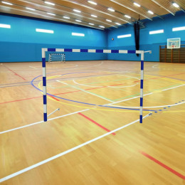 Ворота для мини-футбола/гандбола 2х3м складные, пристеночные