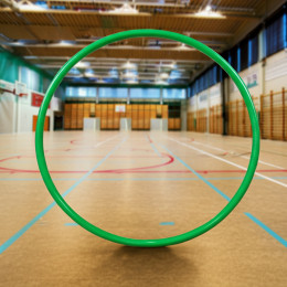 Обруч пластиковый детский 55см широкий